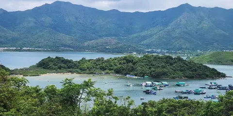香港馬屎洲水上項目一價全包|獨木舟&水上滑梯&衝浪&垂釣