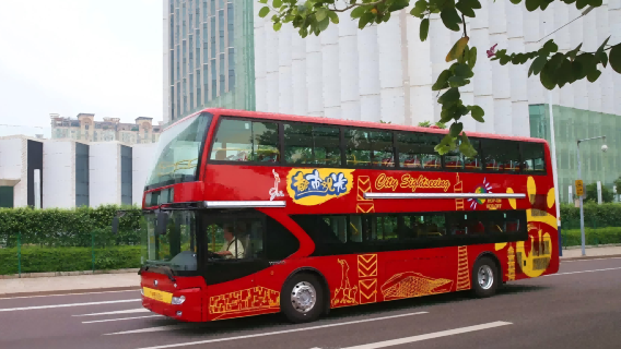 Guangzhou hop-on hop-off double-decker sightseeing bus