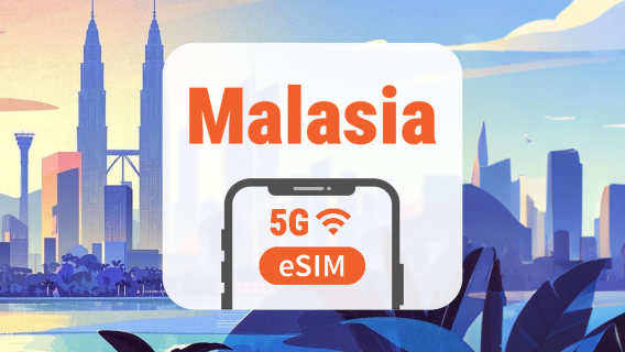Malasia 5G eSIM | Triple Red • Apps de IA y TikTok | 1–30 Días | Código QR