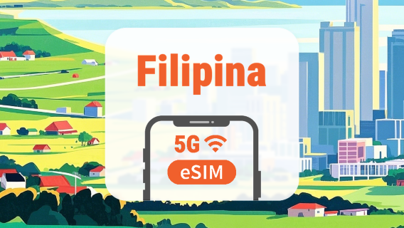 eSIM 5G Filipina | 2 Jaringan • All AI & TikTok | 1–30 Hari | QR Code