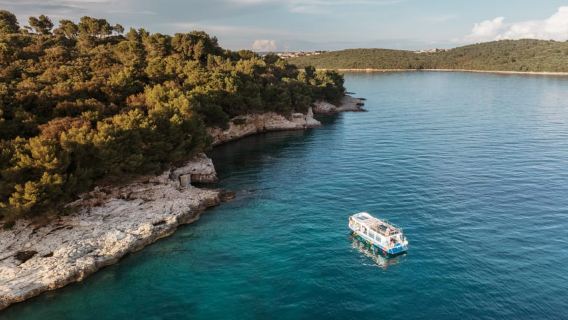 Fažana: Brijuni Islands Glass-Bottom Boat Panorama