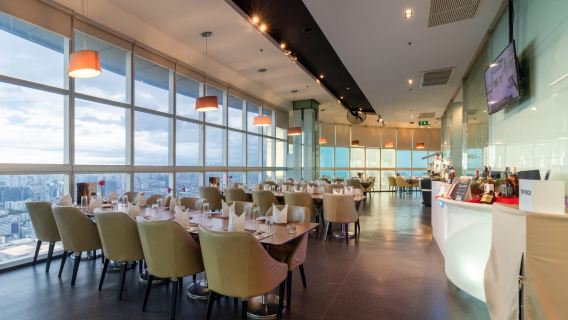 Bangkok Baiyoke Sky Hotel 82nd floor crystal BBQ buffet