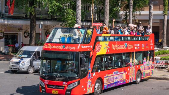 Autobus turistico a due piani di Ho Chi Minh City City Sightseeing Saigon
