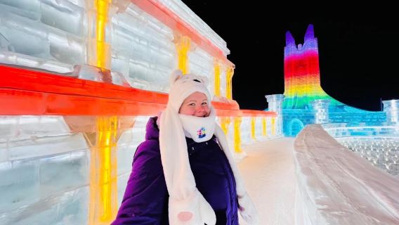 Excursión privada de un día en Harbin: Mundo de Hielo y Nieve, Esculturas de Nieve de la Isla del Sol