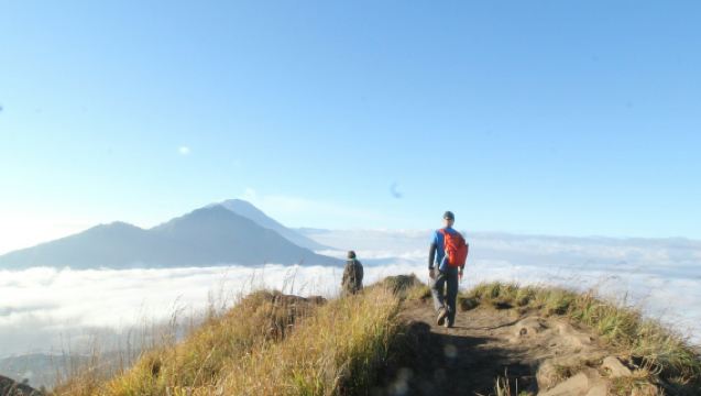 Sunrise-wandeling op Mount Batur & Tour naar het Natuurlijke Warmwaterbron