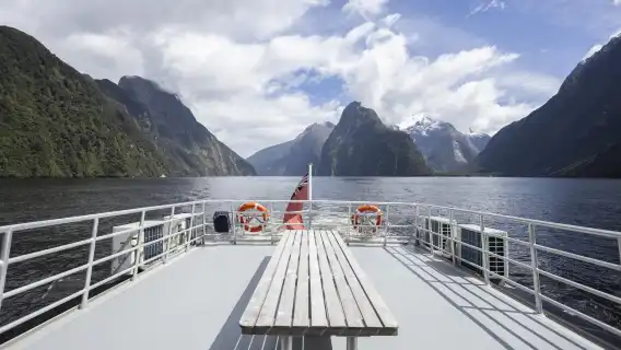 New Zealand Milford Sound one-day tour[Sinbad Luxury Cruise + Mercedes Minibus + Food and Beverages]