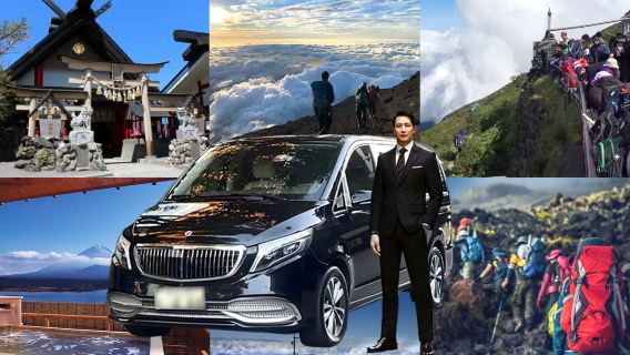 日本富士mountain五合目登山頂+山中小屋+專業導遊陪同