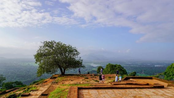 Wanderung zum Sigiriya-Löwenfelsen und Safari im Minneriya-Nationalpark
