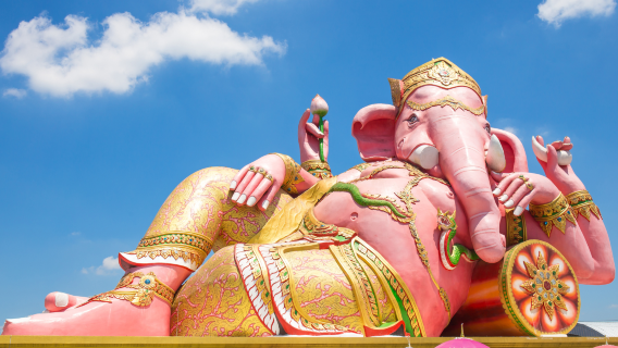 タイ・バンコク|世界遺産アユタヤで朝日鑑賞+ピンクガネーシャ(ワット・サマーン)観光 | 日本語ガイド|朝食付き|午前発