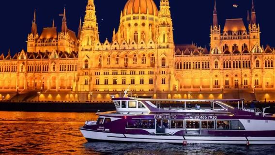 Hungary Budapest Danube River cruise (day/night/candlelight dinner options available)