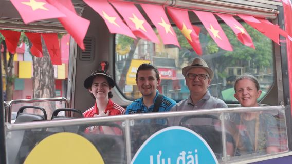 Tur Kota Hanoi - Tur Wisata Hanoi Hop-on Hop-off dengan Minibus