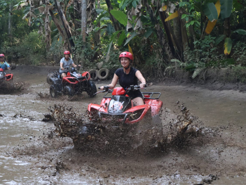 Pengalaman ATV di Ubud Bali 250/350/450cc - Jambe Asri ATV / Alasan ATV UTV / Kuber ATV / Beji ATV