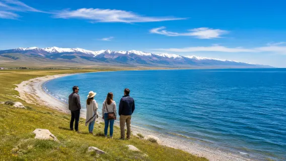 Tour privato di un giorno a Xining andata e ritorno al Lago Qinghai | Zaffiro blu dell'altopiano · Montagna del Sole e della Luna · Escursione sul lago