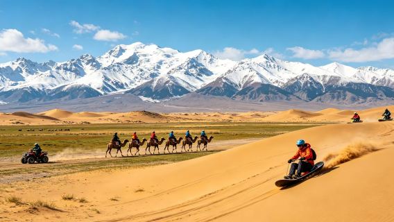 Lawatan Seronok Sehari di Wuwei | Rahsia Ekologi Sungai Binggou + Luncur Ombak Gurun yang Mengujakan | Tidak Termasuk Tiket Masuk