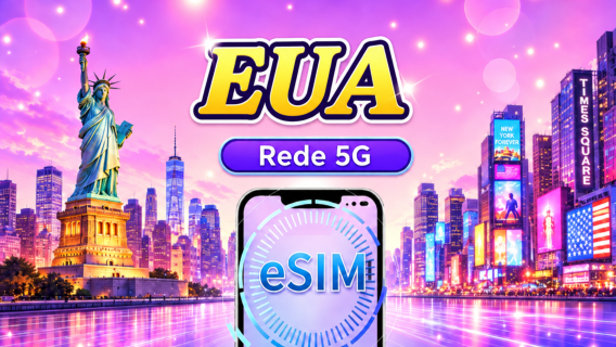 Estados Unidos 5G eSIM | Suporta aplicativos populares como Tiktok & Google Maps | Pacote diário/Pacote de dados | 1-30 dias | Cobrança por 24 horas | Código QR