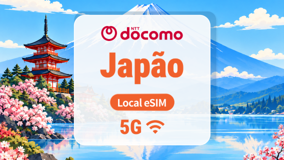 Japão DOCOMO 5G eSIM | IP Local • Todas as IAs & TikTok | 1–30 Dias | Código QR