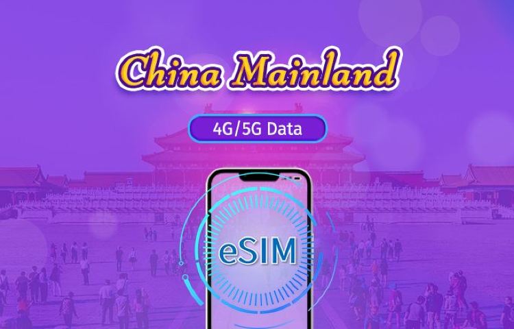 Festlandchina | 5G eSIM | Tagespass / Gesamtpaket | 24-Stunden Abrechnung | 1–30 Tage | QR-Code