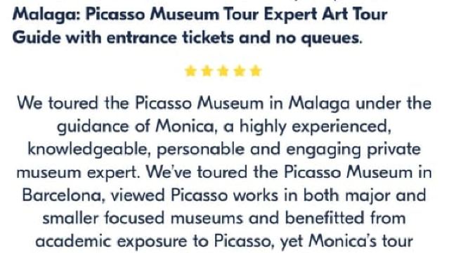 Malaga: Picasso-Museumstour mit fachkundigem Kunstführer für kleine Gruppen