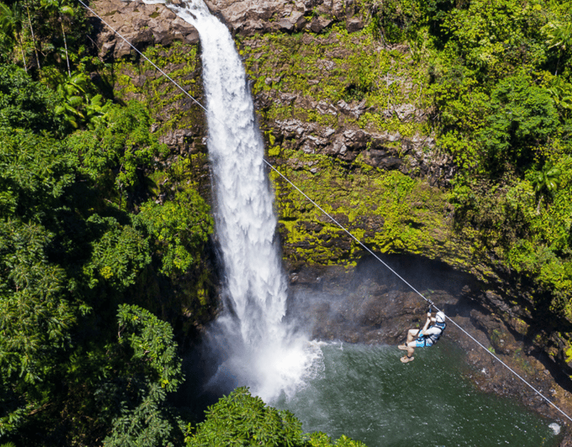 Hawaii: Big Island Hilo Zipline Tour with Cruise Ship Pickup
