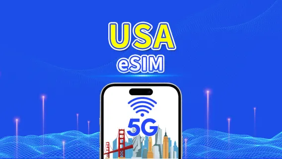eSIM de EE. UU. | 5G/4G | Paquete de datos diario/total | 1–30 días | Facturación de 24 horas | Código QR