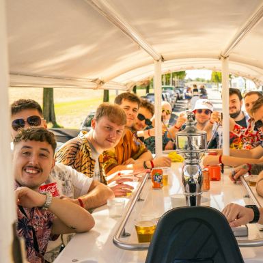 Amsterdam: Dutch Beer Bike Experience with Onboard Bar