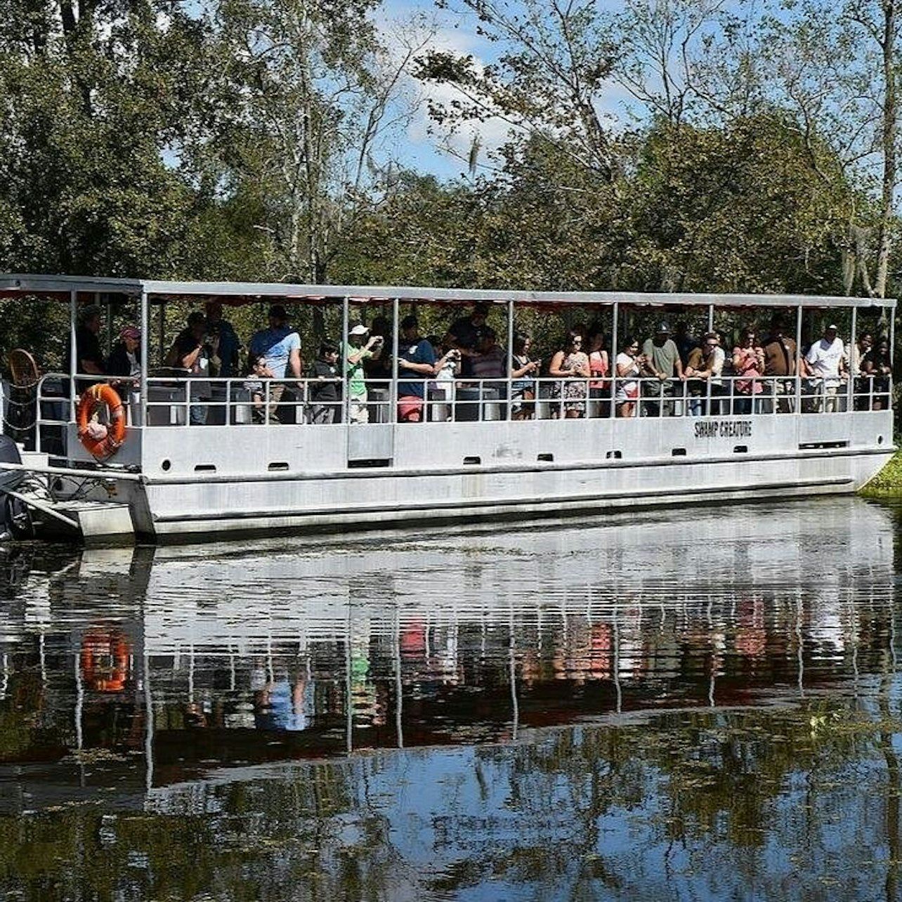 New Orleans: tour guidato in barca pontone nella palude