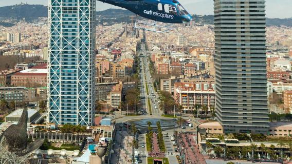 Barcelona Coast Helicopter Flight