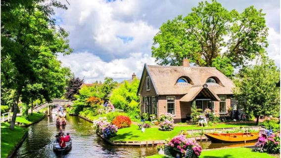 荷蘭阿姆斯特丹來回-羊角村+風車村一日遊 中文司導 精品小團