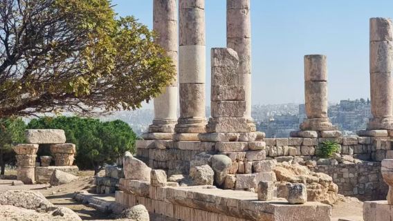 [Pompéi du Moyen-Orient] Excursion d'une journée en voiture avec chauffeur à La Citadelle, Rainbow Street et le site archéologique de Jerash
