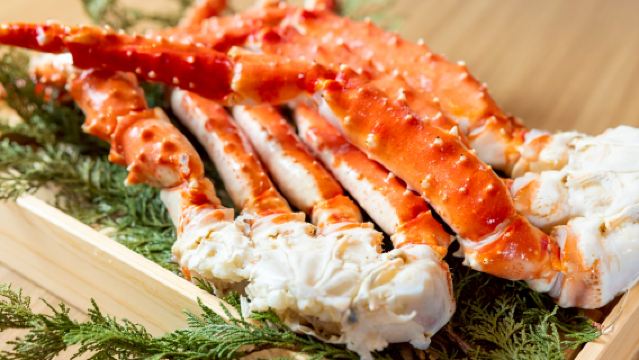 Granchio reale e carne di Kobe a volontà - Shinsaibashi Gyumaru -