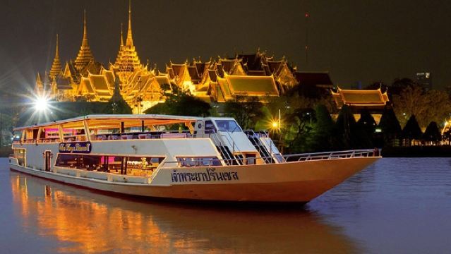 Bangkok Night Cruise on Chao Phraya River - Choice of Chao Phraya Princess/White Orchid/Manohra/Oriental Queen/Oriental Kwai (Buffet Dinner + Live Performance)