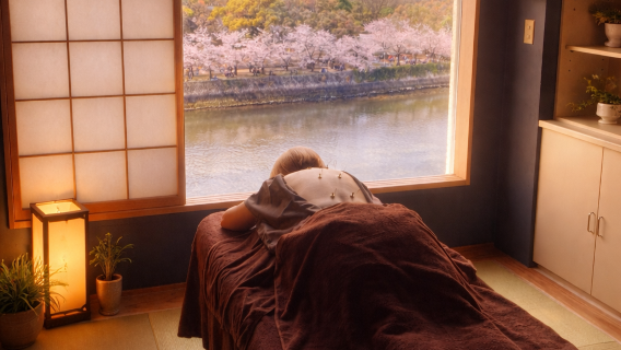 Deep calm acupuncture & Japanese massage - traditional Japanese acupuncture & holistic massage experience