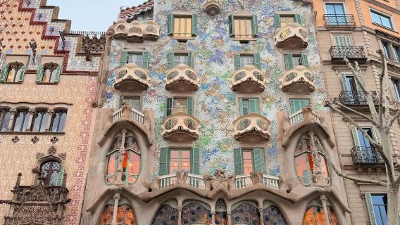 Penerangan berpandu oleh pemandu pelancong berbahasa Cina di Casa Batlló, Barcelona termasuk tiket masuk [Pelbagai pilihan tiket masuk tersedia]