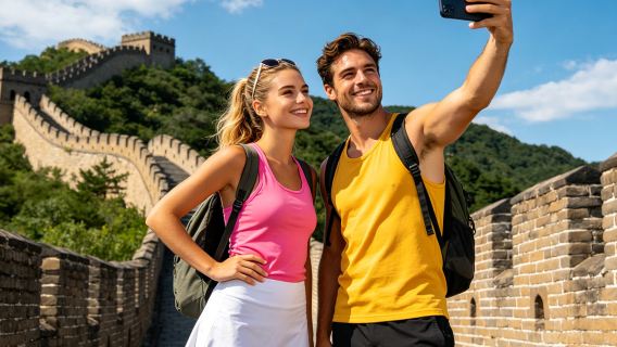 Lawatan sehari ke Tembok Besar Mutianyu dan Summer Palace & Kumpulan kecil 28 orang, pilihan pakej persendirian dengan pengangkutan hotel