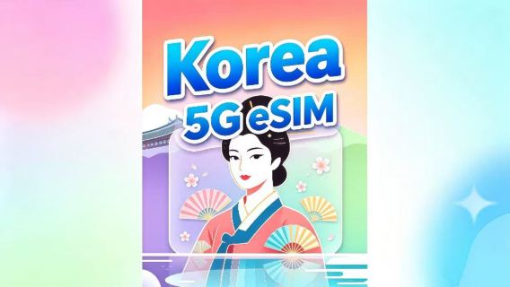 [Corea del Sur] eSIM 5G | Compatible con Google Maps/Chat GPT | Paquete diario/de volumen total | Facturación por 24 horas | 3-30 días | Código QR
