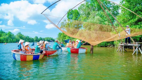Bamboo Basket Boat Tour in Phu Quoc
