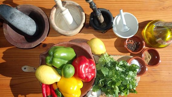 Mojo Workshop Cooking Class in Ancient Canarian Village