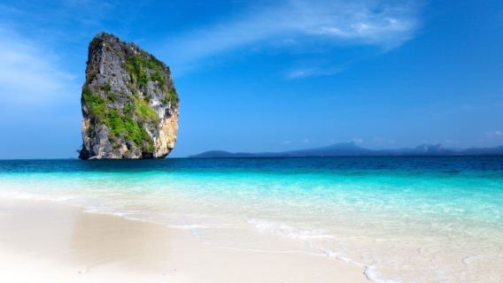 Excursion en speedboat aux 4 îles de Krabi avec snorkeling et déjeuner sur la plage