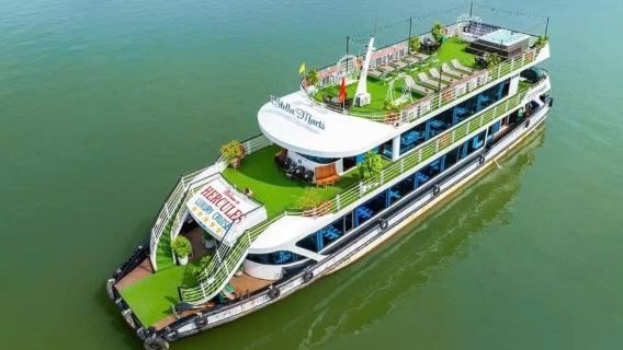 下龍灣五星級豪華遊輪之旅,含私人車輛和韓語/英語導遊(含午餐和茶水)