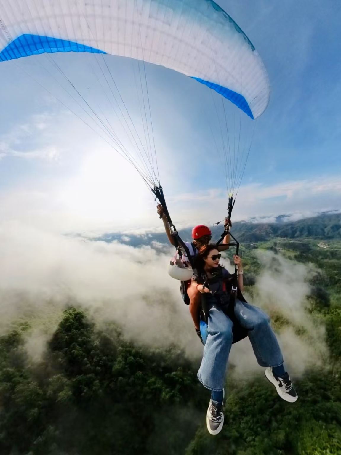 廣東清遠禾雲滑翔傘【專業教練一對一+預約預先安排】