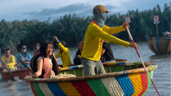 Hoi An Private Day Tour from Danang: Ancient Town Tour, Coconut Boat Tour, and Hoai River Lantern Festival