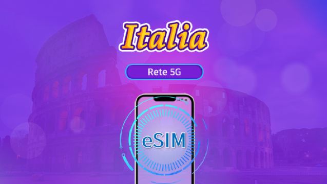 Italia | eSIM 5G/4G | Pacchetto totale | Fatturazione ogni 24 ore | 7–30 giorni | Codice QR