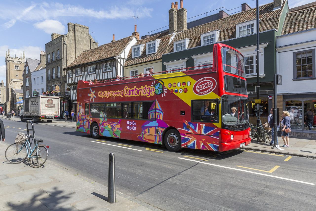 Cambridge City Sightseeing hop-on hop-off bus