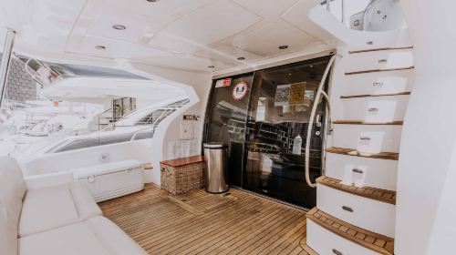 Ride the Waves in Dubai with 56ft Majesty Yacht Transport Passes 7
