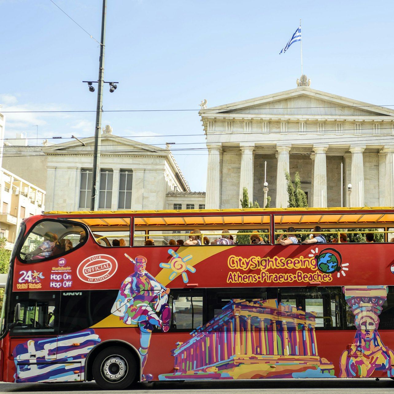 City Sightseeing Atene: tour in autobus sali e scendi
