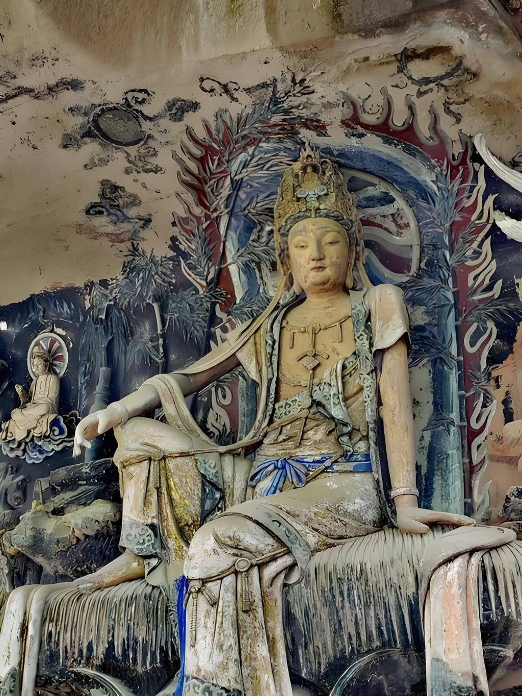 Chengdu Departure: 1-day Tour to Anyue Stone Carvings (Filming Location of Black Myth: Wukong/Private Charter)