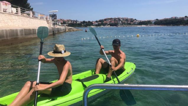 Pula: Kayaking and Snorkeling Self-Guided Tour