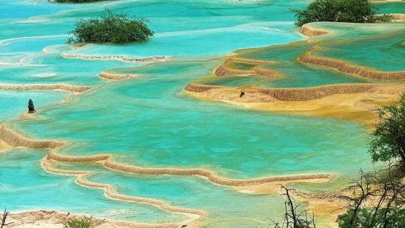 Navetta diretta per l'attrazione di Jiuzhaigou-Huanglong 'Partenza e ritorno' con diverse opzioni disponibili: lussuoso minivan, bus confortevole e veicolo business.