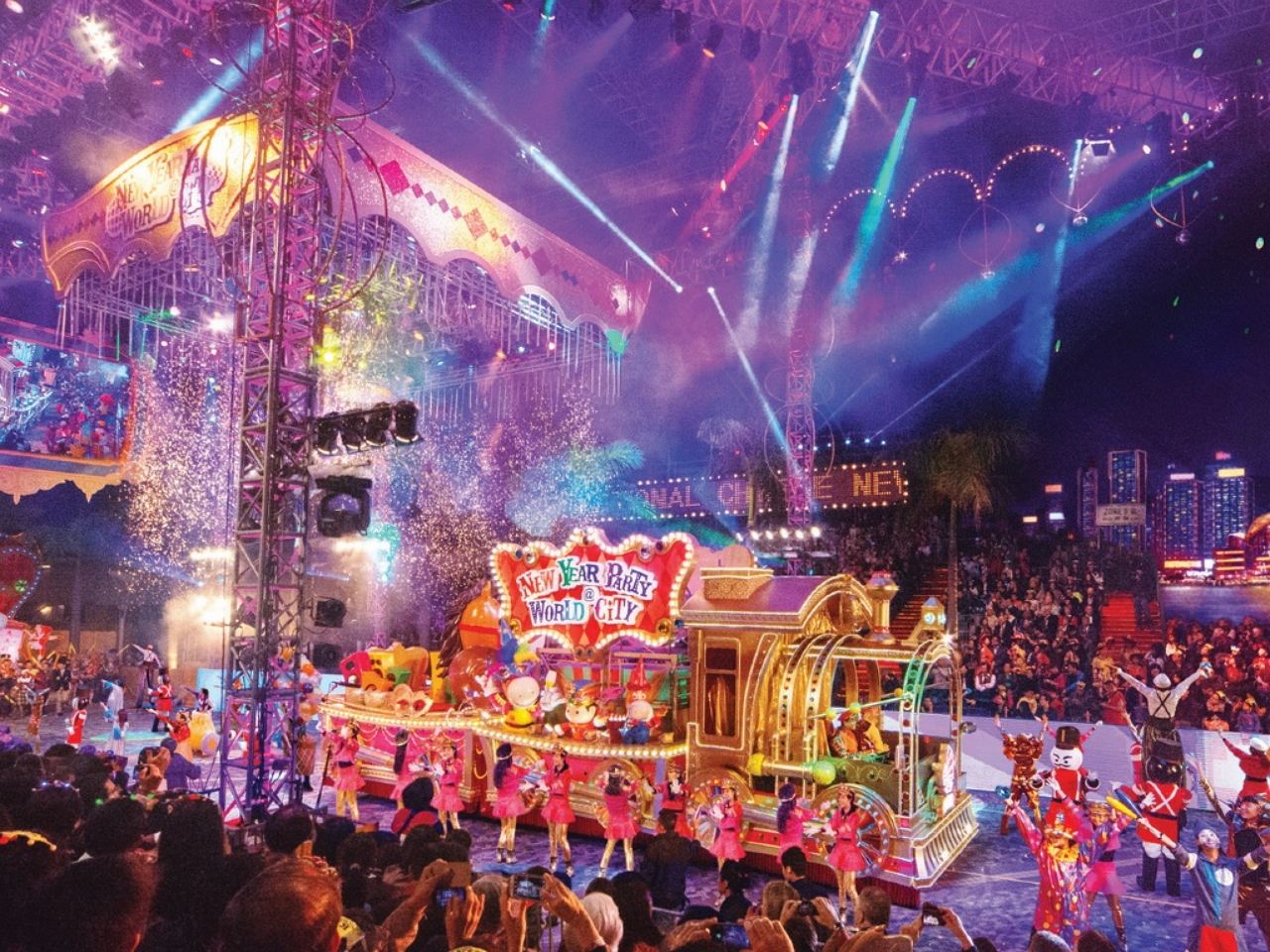 Hong Kong Lunar New Year Night Float Parade, Lam Tsuen Wishing Tree (includes parade tickets and dim sum dinner)