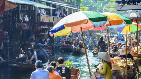 Damnoen Saduak, Jambatan Sungai Khwae & Kanchanaburi: Lawatan Berpandu dari Bangkok